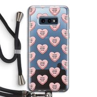 Chicks before dicks: Samsung Galaxy S10e Transparant Hoesje met koord