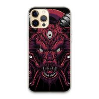 Hell Hound and Serpents: iPhone 13 Pro Max Transparant Hoesje