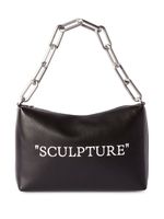 Off-White pochette Block Pouch Quote - Noir