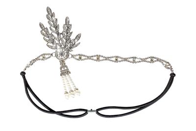 Hoofdband charleston strass