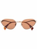 Lanvin lunettes de soleil teintées à monture papillon - Argent