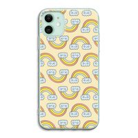 Regenboog: iPhone 11 Transparant Hoesje