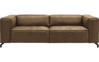 Goossens Bank Calvin groen, micro leer, 3,5-zits, modern design Goossens Bank Calvin groen, micro leer, 3,5-zits, modern design