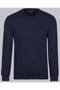 TRIGEMA Regular Fit Sweatshirt ronde halsMarine, Effen