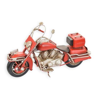 A TIN MODEL OF A MOTORCYCLE