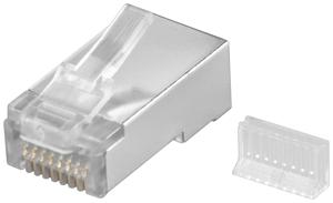 goobay RJ-45 Stekker shielded Cat 5e netwerkadapter