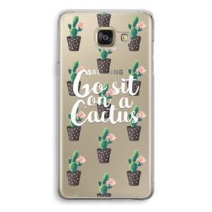 Cactus quote: Samsung Galaxy A5 (2016) Transparant Hoesje