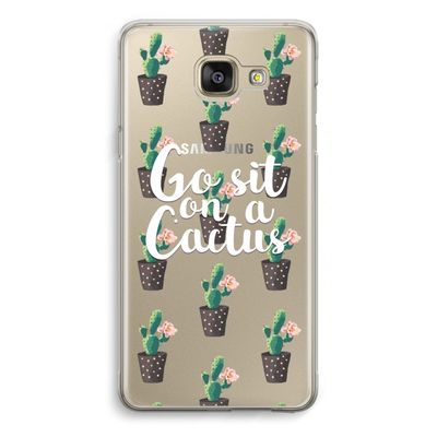 Cactus quote: Samsung Galaxy A5 (2016) Transparant Hoesje