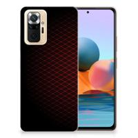 Xiaomi Redmi Note 10 Pro | TPU bumper | Geruit Rood
