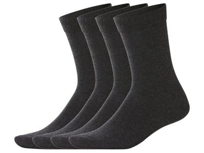 esmara Men 4 Paar sokken (Antraciet, 39-42)