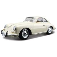 Modelauto/speelgoedauto Porsche 356 B 1961 coupe - wit - schaal 1:24 Modelauto/speelgoedauto Porsche 356 B 1961 coupe - wit - schaal 1:24