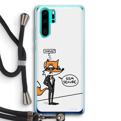 GSM secure: Huawei P30 Pro Transparant Hoesje met koord
