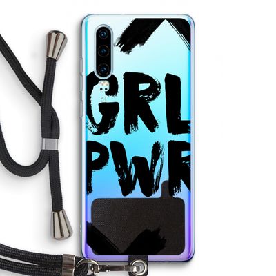 Girl Power #2: Huawei P30 Transparant Hoesje met koord