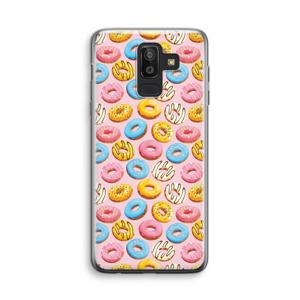 Pink donuts: Samsung Galaxy J8 (2018) Transparant Hoesje