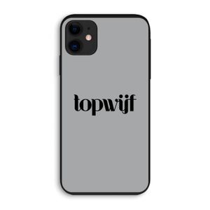 Topwijf Grijs Zwart: iPhone 11 Biologisch afbreekbaar hoesje