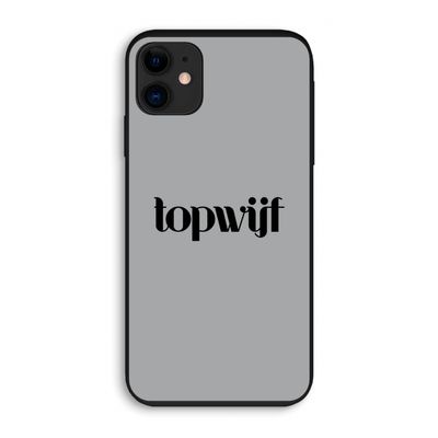 Topwijf Grijs Zwart: iPhone 11 Biologisch afbreekbaar hoesje
