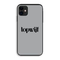 Topwijf Grijs Zwart: iPhone 11 Biologisch afbreekbaar hoesje