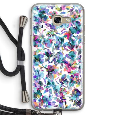 Hibiscus Flowers: Samsung Galaxy A5 (2017) Transparant Hoesje met koord