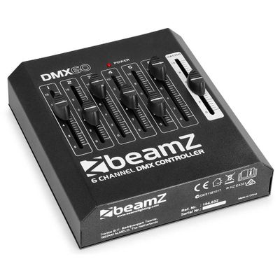 BeamZ DMX60 Eenvoudige 6-kanaals DMX lichtcontroller