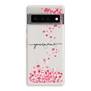 Hartjes en kusjes: Google Pixel 6 Pro Transparant Hoesje