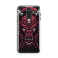 Hell Hound and Serpents: Samsung Galaxy J8 (2018) Transparant Hoesje - thumbnail