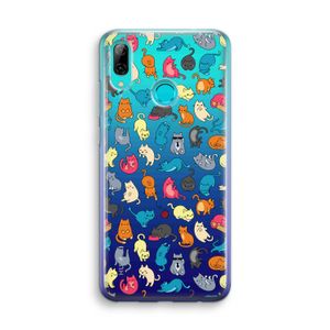 Kleurrijke katten: Huawei P Smart (2019) Transparant Hoesje