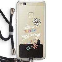 Tough Life: Huawei Ascend P10 Lite Transparant Hoesje met koord