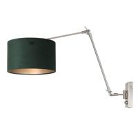 Steinhauer Verstelbare muurlampPrestige Chic met groen velvet - 8109ST