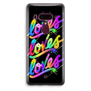 Loves: HTC U12+ Transparant Hoesje