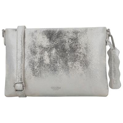 Charm London Schoudertas South Hill Metallic Zilver