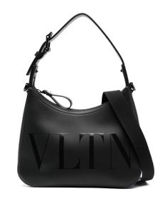 Valentino Garavani sac porté épaule à logo imprimé - Noir