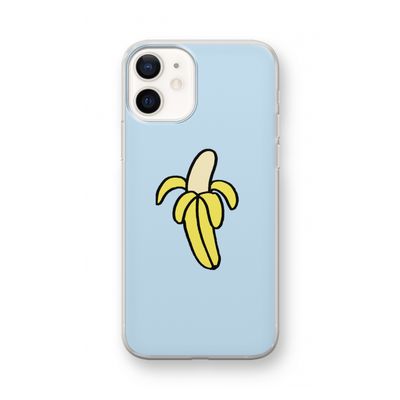 Banana: iPhone 12 mini Transparant Hoesje