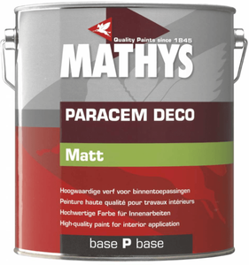 mathys paracem deco matt kleur 2.5 ltr