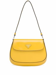 Prada sac porté épaule Cleo en cuir - Jaune