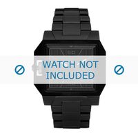 Diesel horlogeband DZ1382 Staal Zwart 12mm - thumbnail