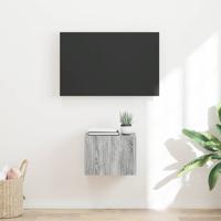 TV Wandkast Grijs Sonoma 60 x 31 x 29.5 cm Bewerkt hout