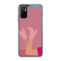 Pink boots: Xiaomi Poco M3 Pro 5G Transparant Hoesje