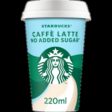 Starbucks® Caffe Latte No Added Sugar IJskoffie 220ml bij Jumbo