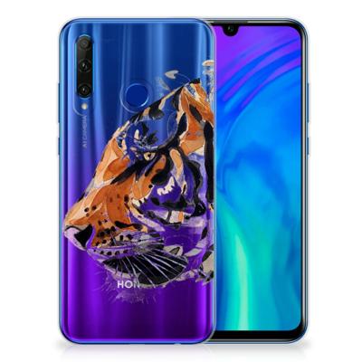 Smartphone hoesje Honor 20 Lite Watercolor Tiger