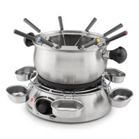 Tristar fo-1100 fondue (roestvrij staal, 8 personen, 1300 w, geschikt voor olie, chocolade en kaas)
