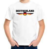 Duitsland / Deutschland landen t-shirt wit kids