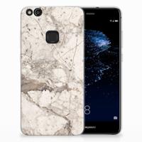 Huawei P10 Lite | TPU | Siliconen hoesje | Marmer Beige