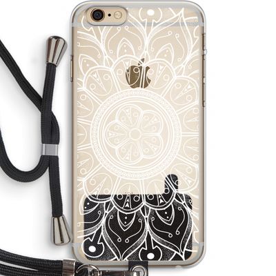 Roses Are Red: iPhone 6 PLUS / 6S PLUS Transparant Hoesje met koord