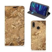 Huawei Y7 hoesje Y7 Pro (2019) | Standcase | Marmer Creme