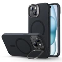 iPhone 15 Cloud Soft Case with Stash Stand (HaloLock) - Black iPhone 15 Cloud Soft Case with Stash Stand (HaloLock) - Black