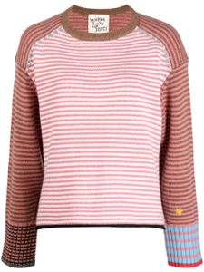 YANYAN KNITS pull à rayures - Rose