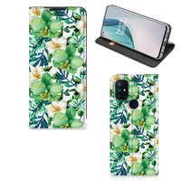 OnePlus Nord N10 5G Smart Cover Orchidee Groen