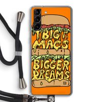 Big Macs Bigger Dreams: Samsung Galaxy S21 Plus Transparant Hoesje met koord