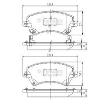 Nipparts Remblokset J3602101