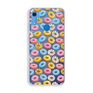 Pink donuts: Huawei Y6s Transparant Hoesje